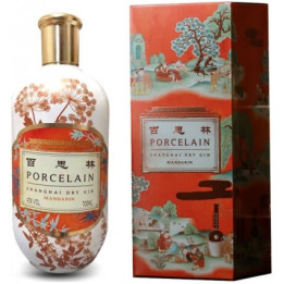 Porcelain Shanghai Mandarin Dry Gin 70cl - Licores